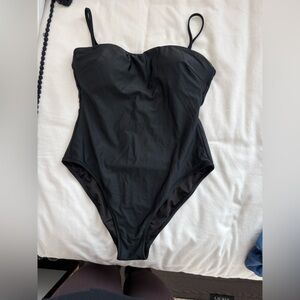 J. Crew Black One-Piece Swimsuit